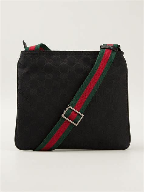 gucci crossbody sling|Gucci crossbody with striped strap.